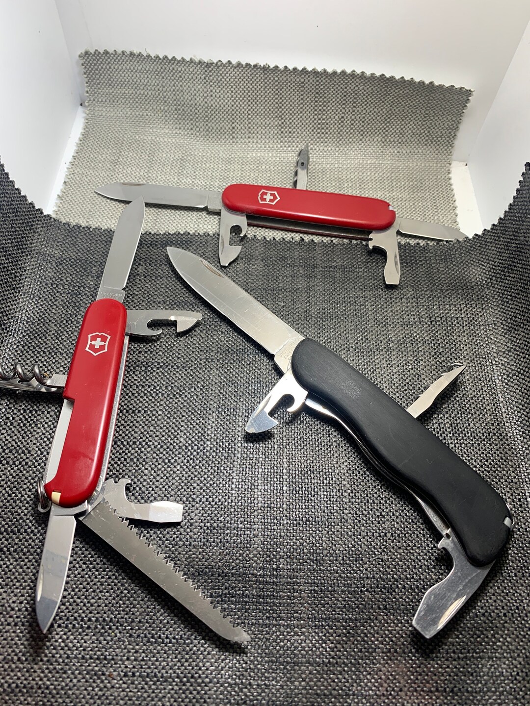 3 Knives Victorinox Nomad 111mm , Camper 91 Mm , Tourist 84 Mm - Etsy