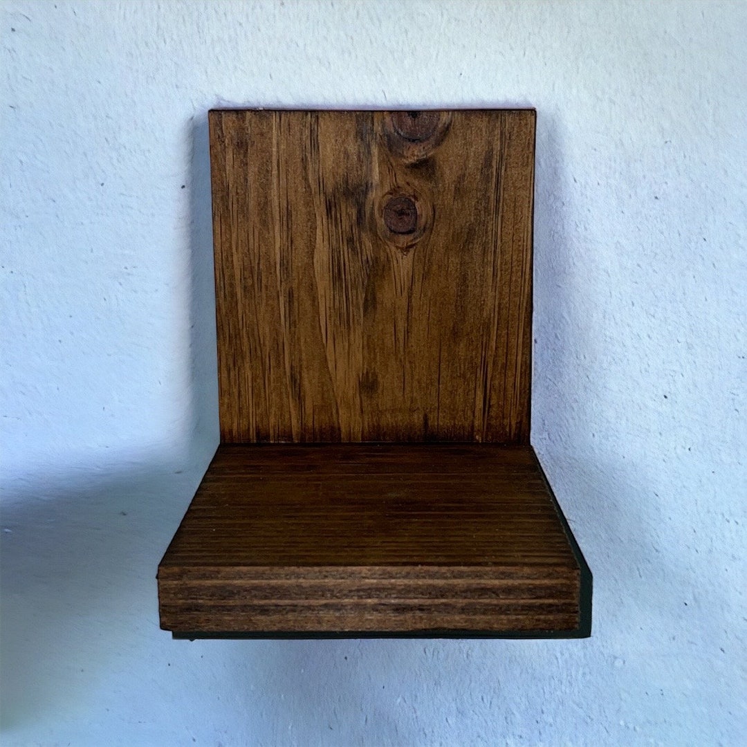 Hanging Plant Shelf STAIN OPTIONS Rustic Plant Stand Natural Wood