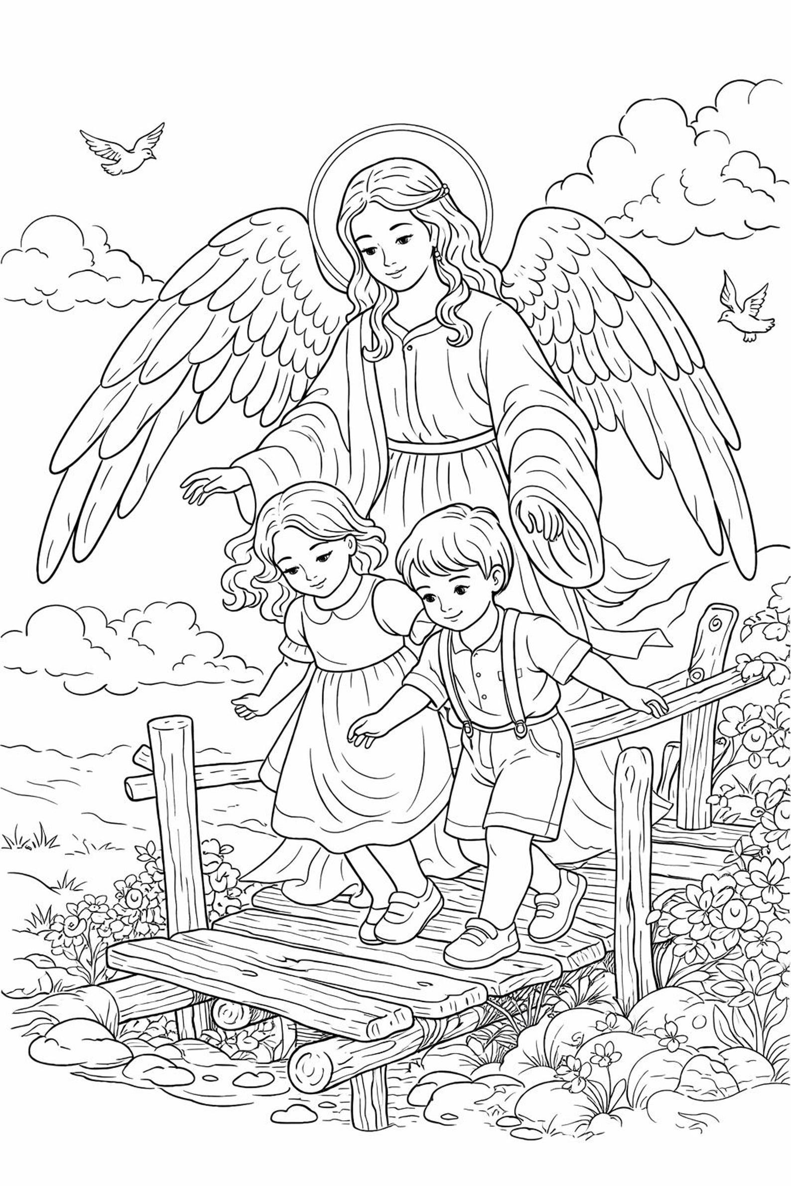 Catholic Coloring Pages for Kids and Adults Printable Bundle Catechism ...