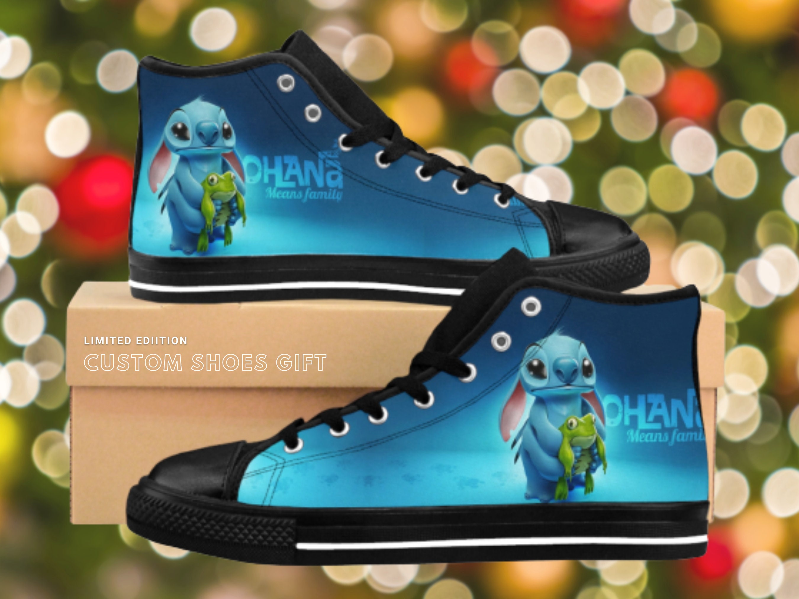 Stitch shoes, stitch merch, Lilo and stitch sneakers