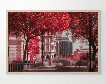 London Photography Print, London City Poster, England Travel Art, Reino Unido, Reino Unido, Arquitectura moderna