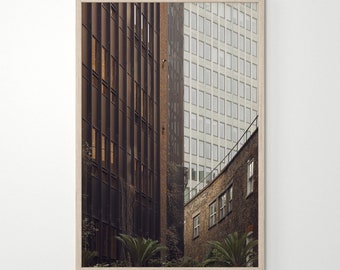London Architecture Poster, Abstract Print, Travel Art, Reino Unido, Reino Unido