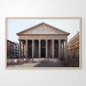 Rome Wall Print, Rome Pantheon Poster, Travel Art, Wall Decor, City Photography, Rome, Italy
