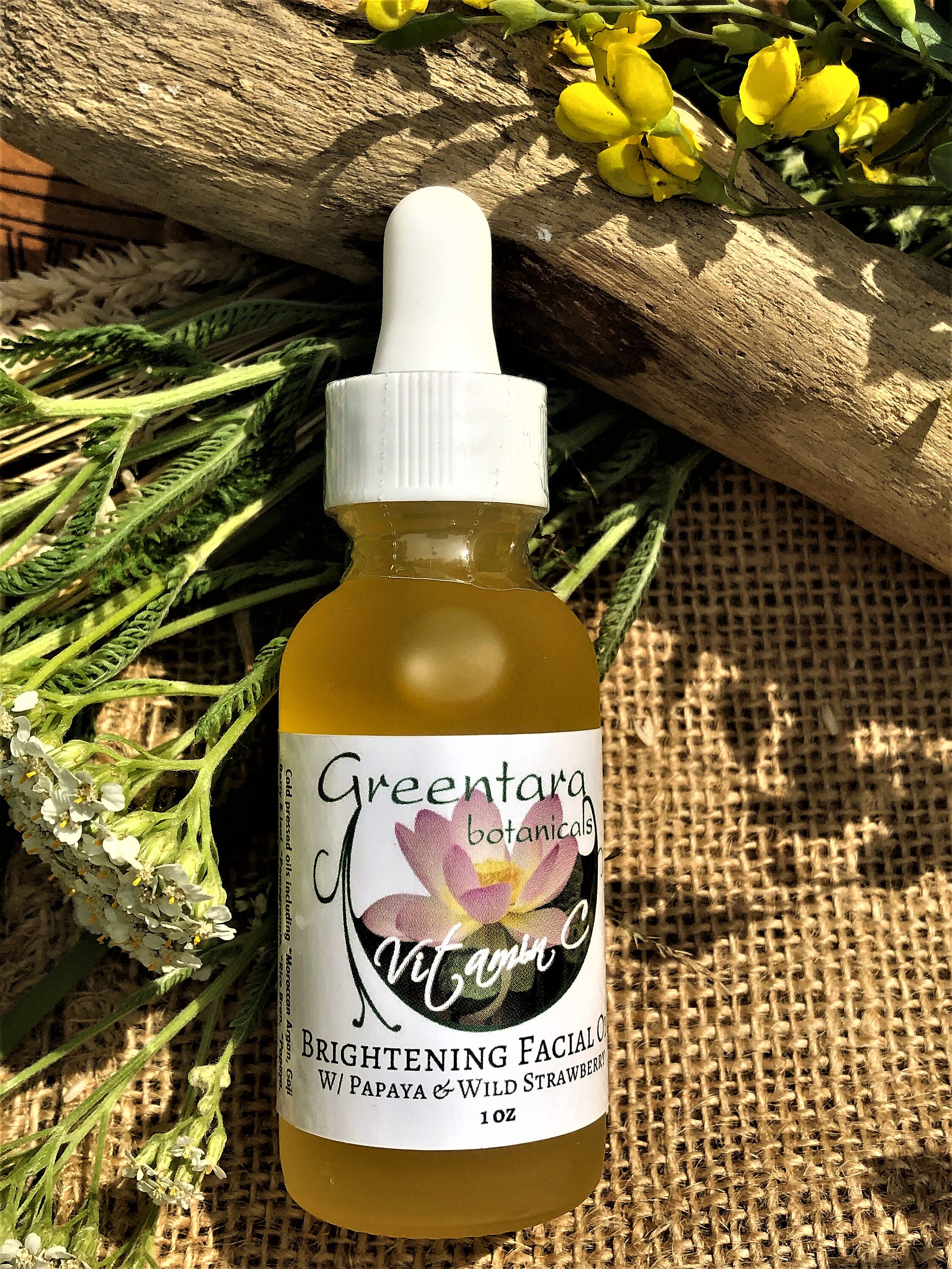 VITAMIN C FACIAL OIL Brightening Facial Oil for Dark Spots Etsy