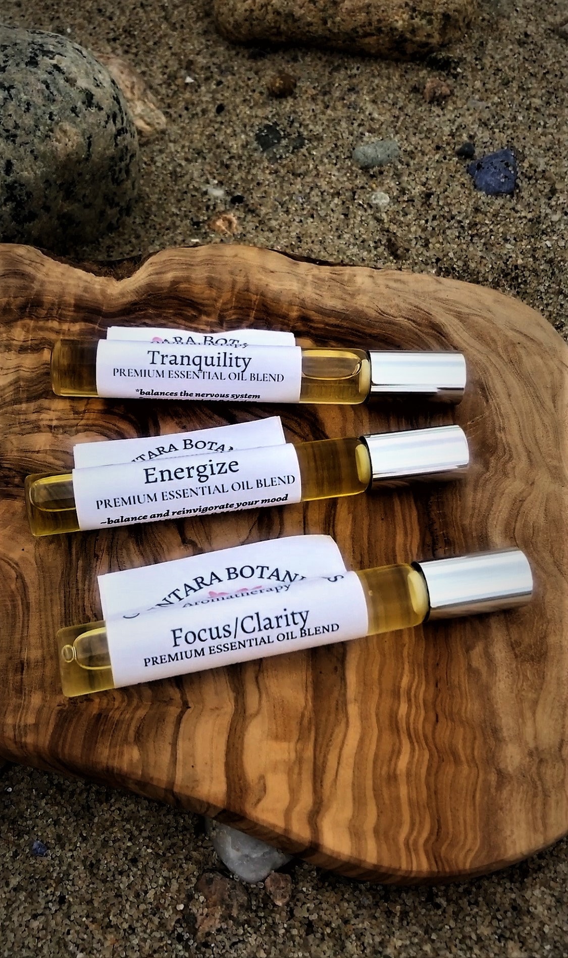 AROMATHERAPY Blend ROLL ON Oil/Pure Essential Oils for Focus/Clarity. Therapeutic grade w/ Sweet Orange, Grapefruit/Organic Coconut/Vegan