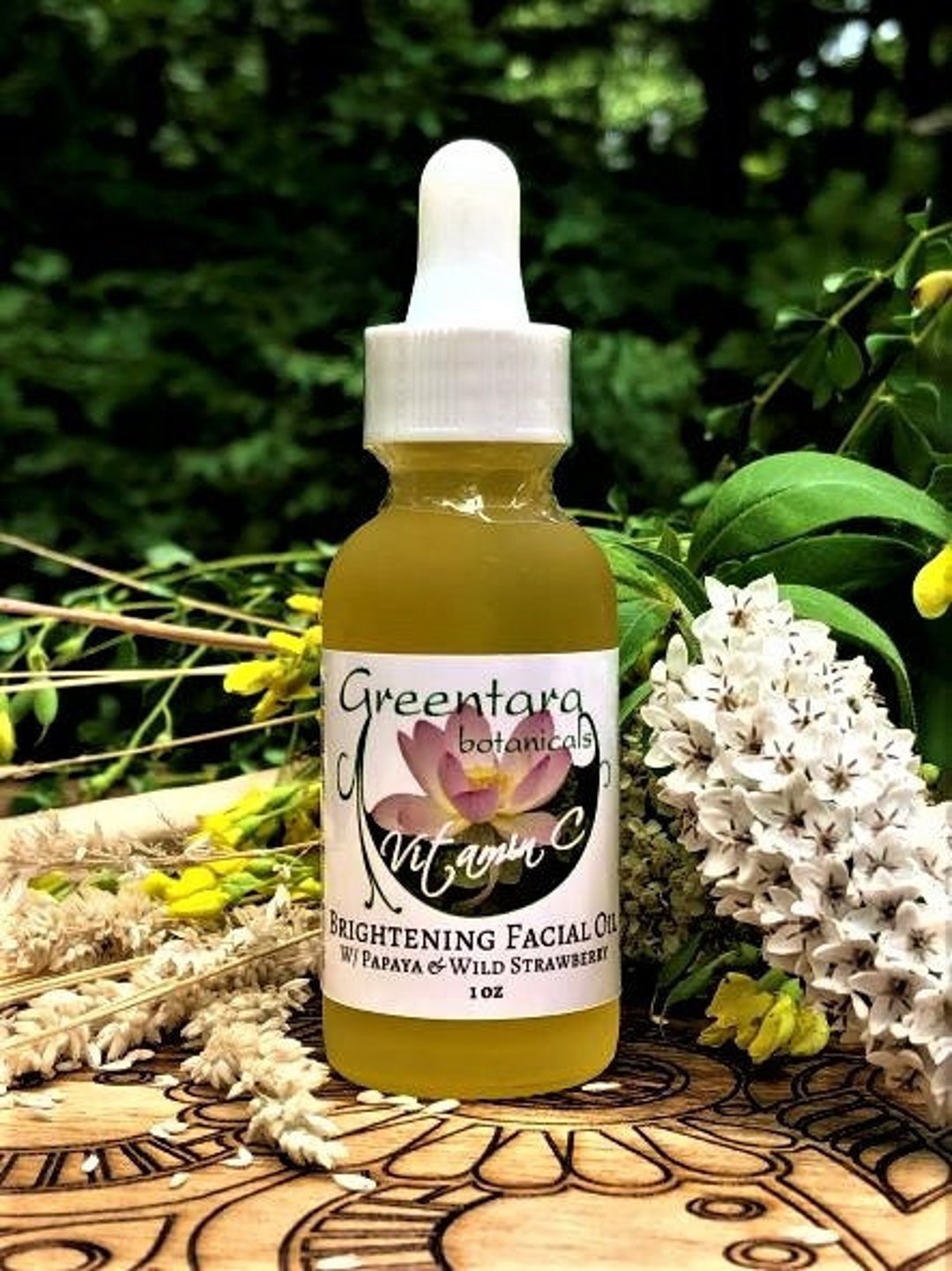 VITAMIN C FACIAL OIL Brightening Facial Oil for Dark Spots Etsy