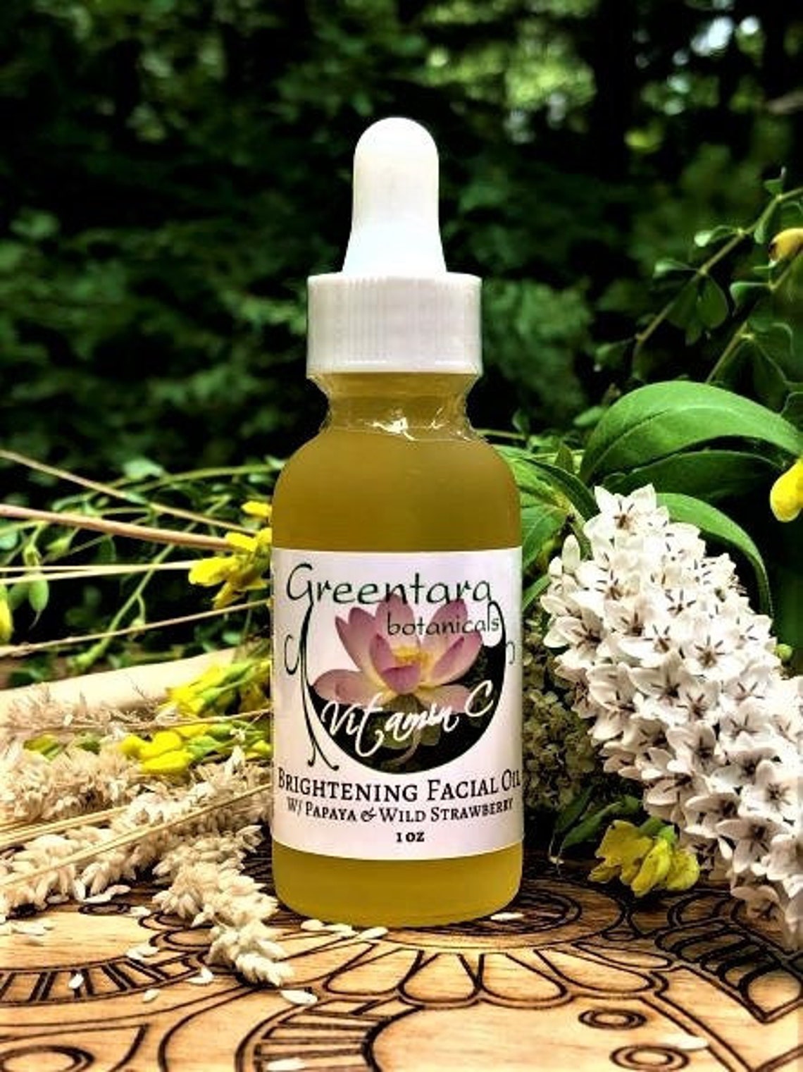 VITAMIN C FACIAL OIL Brightening Facial Oil for Dark Spots Etsy