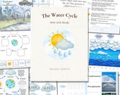 Water Cycle Mini Unit Study | Homeschool Science PreK–1st Grade | Printable Early Learning Activities