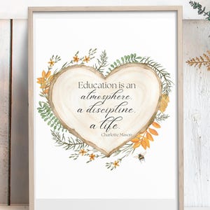 Homeschool posters, charlotte mason, homeschool decor