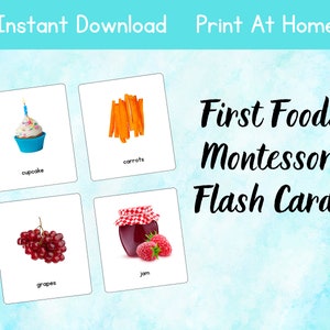 Montessori Flashcards Early Learning Flashcards Digital Download Montessori Flashcards Early Learning Flashcards Digital Download