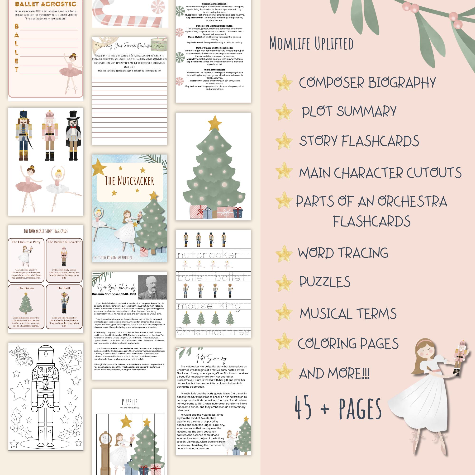 Nutcracker Christmas Family Style Unit Study| Homeschool Holiday ...