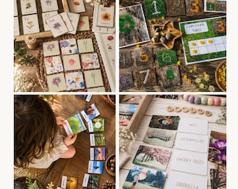 Reggio Emilia Vorschule Ausdrucke | Nature School Prek Lehrplan | Montessori & Charlotte Mason Frühpädagogik