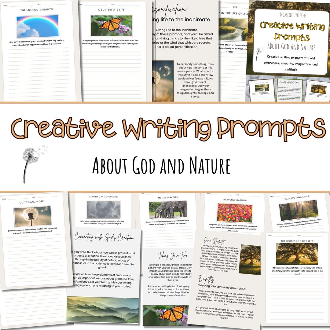 Creative Writing Prompts, 5th Grade, Homeschool Activity, Journal ...