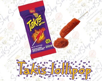 Takis fuego lollipop
