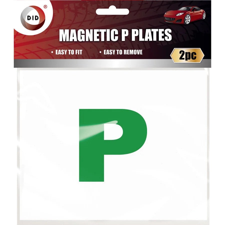 2pc Magnetic P Plates. 