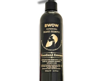 Woodland Essence baardshampoo – veganistische hydraterende formule, 250 ml