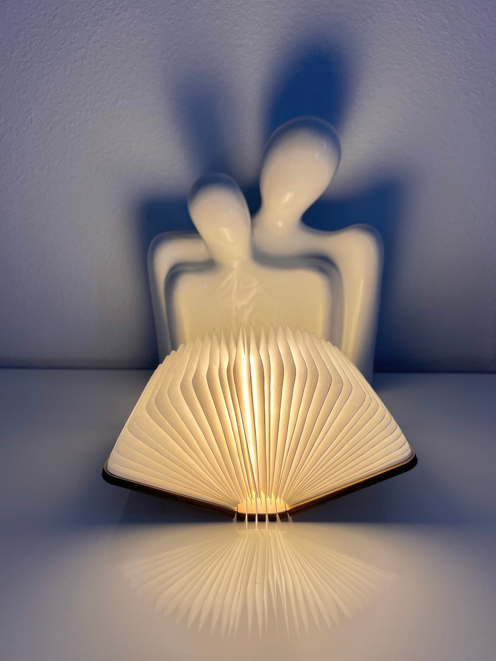 Custom Book Light Wood Engraved Personalized Lamp Etsy