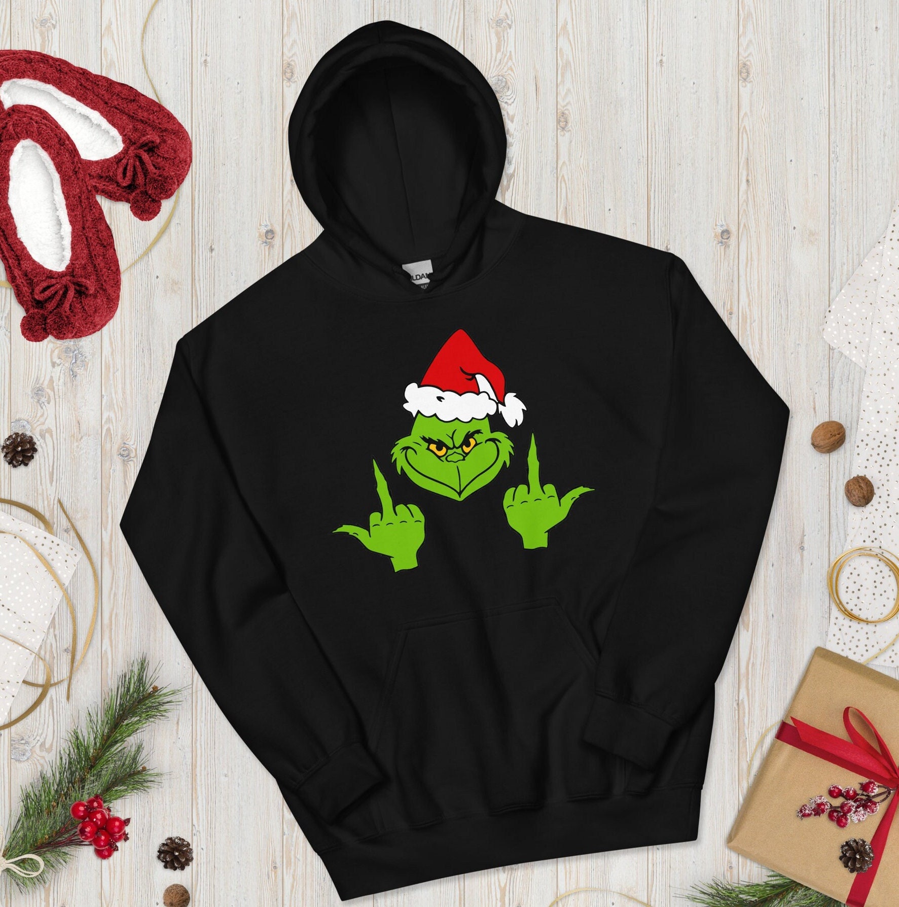 Grinch Hoodie - Etsy