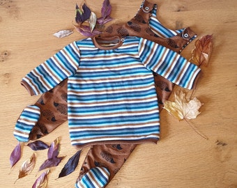 Bio Wolle-Seide Shirt Sofortkauf Größe 62 Pullover zu Strampler Ringel Herbstzeitlose DanischPur Basic newborn Erstlingsshirt