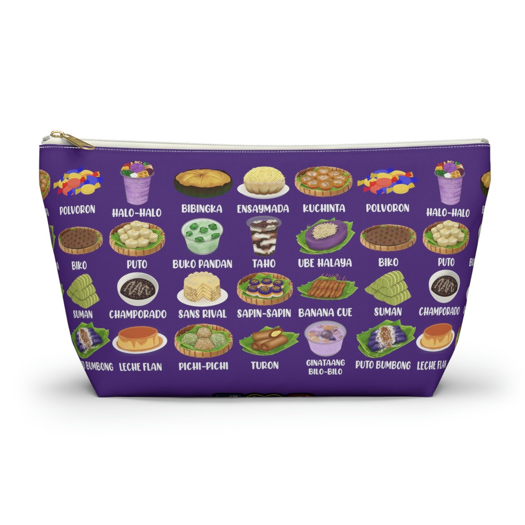 Vol. 4 Learn Tagalog Filipino Desserts and Treats Accessory Pouch W T