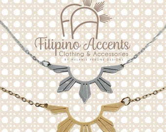 Filipino Half Sun Necklace Adjustable