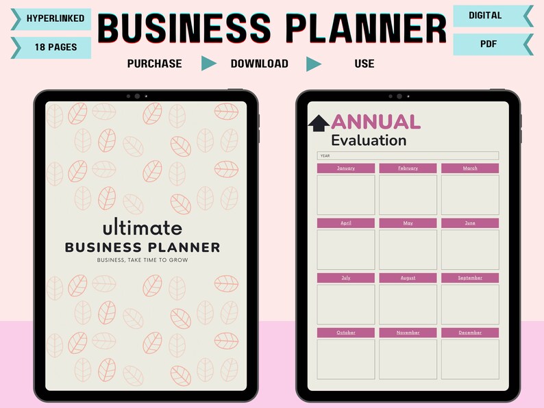 Social Media Digital Planner Hyperlink Goodnotes Notability Etsy