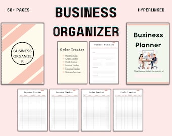 Small business organizer planner For goodnotes and noteability iPad planner