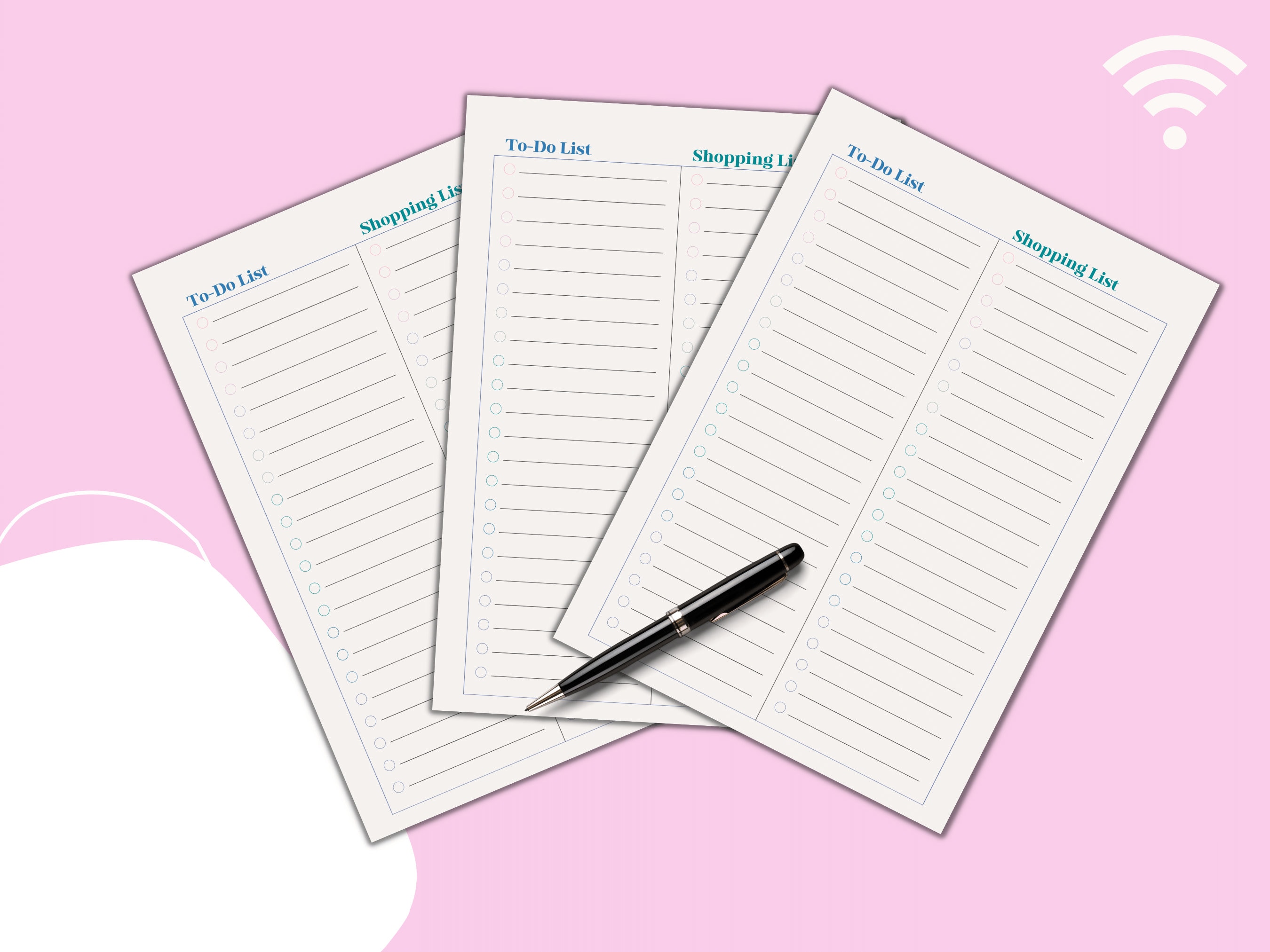 To Do List Shopping List Printable Digital Download PDF A4 - Etsy