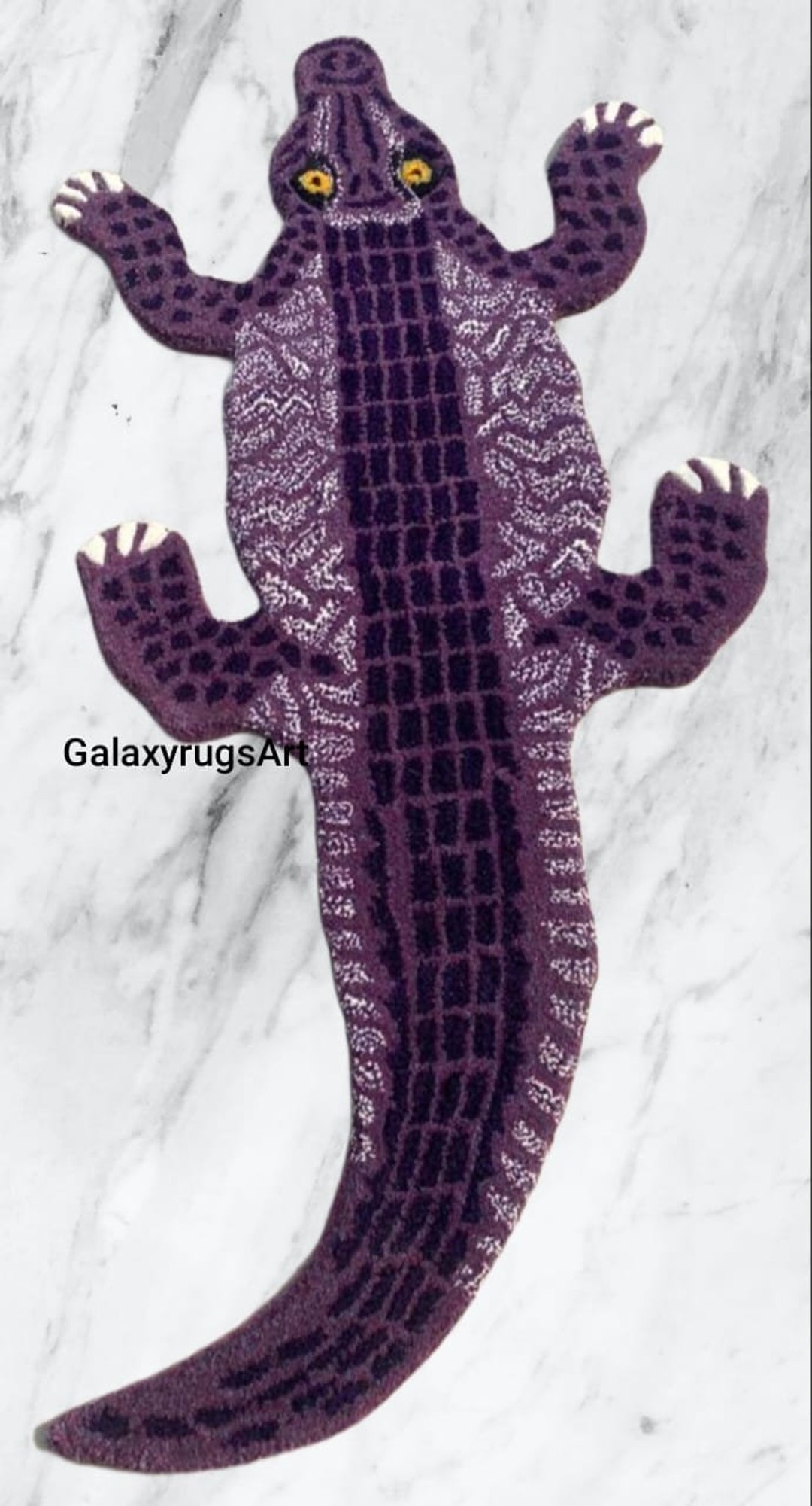 Crocodile Rug 100% Woolen Area Rug for Kitchen Living Room Bed Room ...