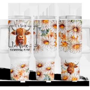 Highland Cow Funny 40oz tumbler