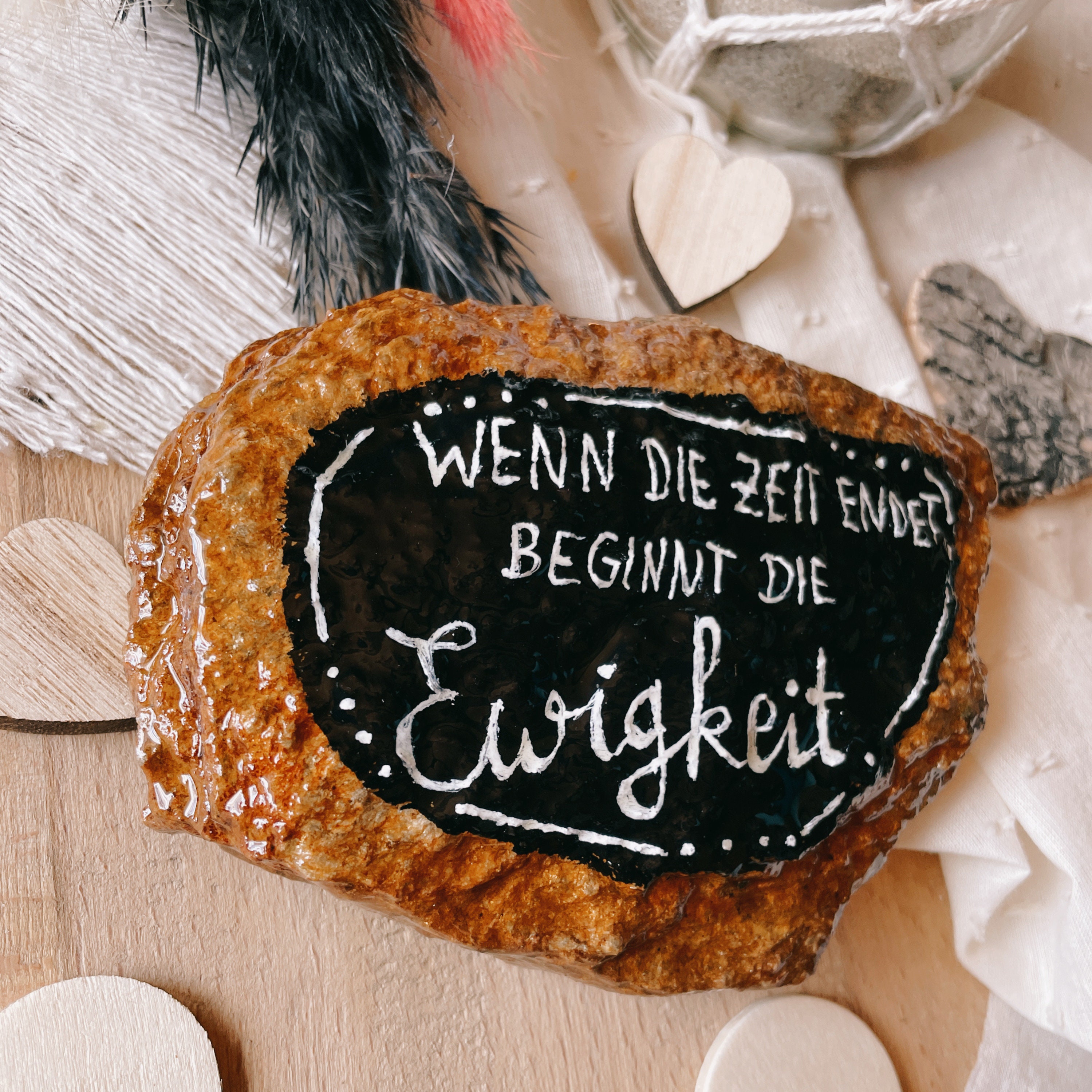 Wenn Die Zeit Endet Beginnt Die Ewigkeit Trauerstein Wenn die Zeit endet beginnt die Ewigkeit. - Etsy.de