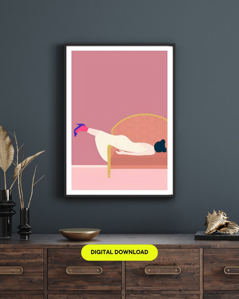 Maddies Mood Living Room Art Poster Digital Wall Art Home Etsy