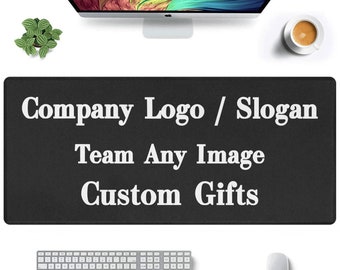 Custom Team Gift Desk Mat, Custom Desk Mat Company Gifts, Company Slogan Gifts, Extra Large Mousepad, Custom Company Gifts