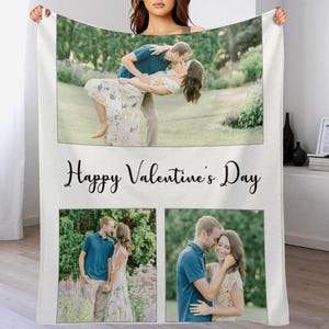 Custom Photo Blanket: Personalized Picture Collage Throw Blanket image 3