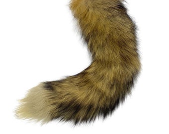 Authentic Coyote Tail - Genuine Fur Tail for Crafts and Costumes