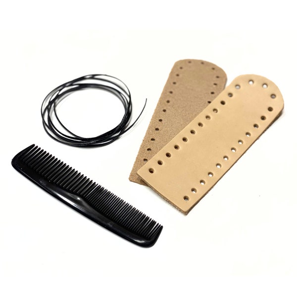 Make Your Own Leather Comb Case Kit