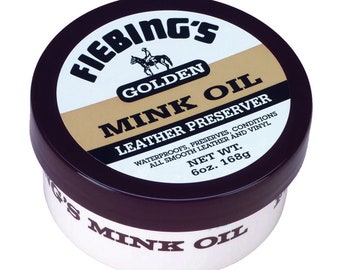 Mink Oil Leather Preserver Paste Dressing - 6 oz