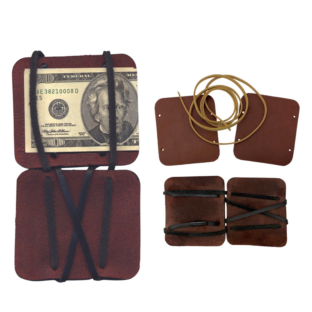 Make Your Own Magic Leather Wallet DIY Mystery Leather Wallet Kit Real