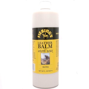 Leather Balm With Atom Wax - Neutral - Quart