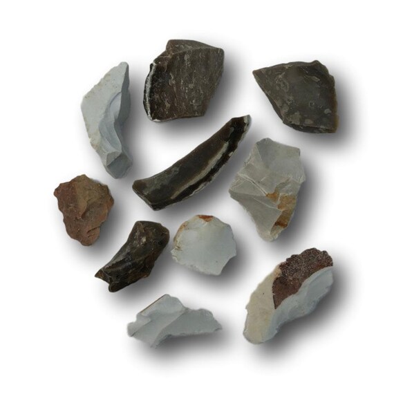 Fire Making Flint Chips 10 Pack Primitive Fire Starting Etsy