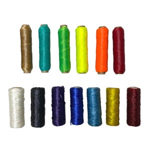Artificial Sinew Thread Waxed Polypropylene for Craft Colorful -  Norway