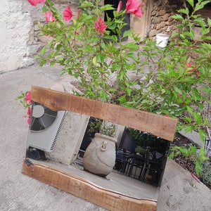 WOODEN MIRROR