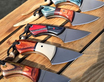 Antler Neck knife and Sheath