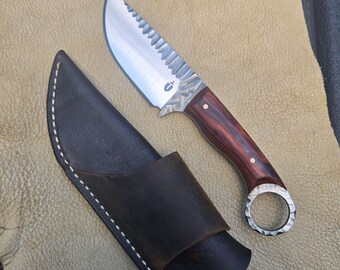 Hand-forged Ring knife / Karambit and scout sheath