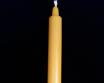 Beeswax Taper Candle - Colonial Style - 10" or 6"