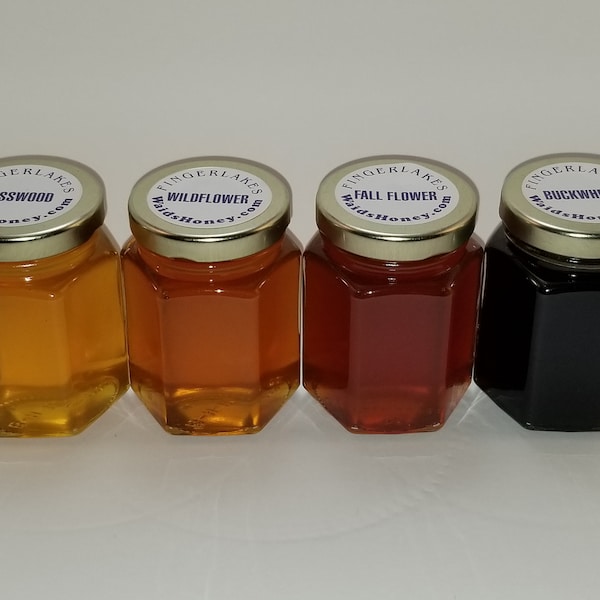 Honey Hexagon Jar - 5oz