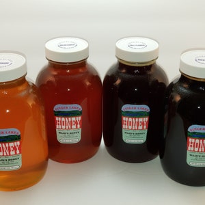 1/2 Gallon - 6lb Honey Jar