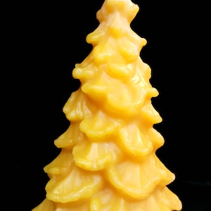 Beeswax Christmas Tree Candle - Pine Tree - Holiday