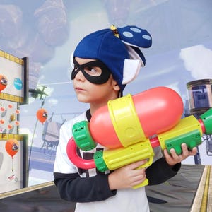 Splatoon Boy Hat, Inkling Boy, Birthday Outfit, Splatoon Cosplay Hat, Birthday Gift For Boys.