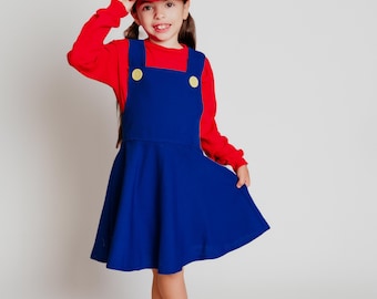 Super Mario Bros. Costume Dress: Girls' Party Outfit, 3-Piece Set